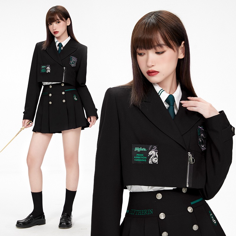 ハリーポッター カレッジ風ショートスーツ 女の子 Jk 制服 ジャケット 薄手 ハリーポッター カレッジ風ショートスーツ 女の子 Jk 制服 ジャケット 薄手