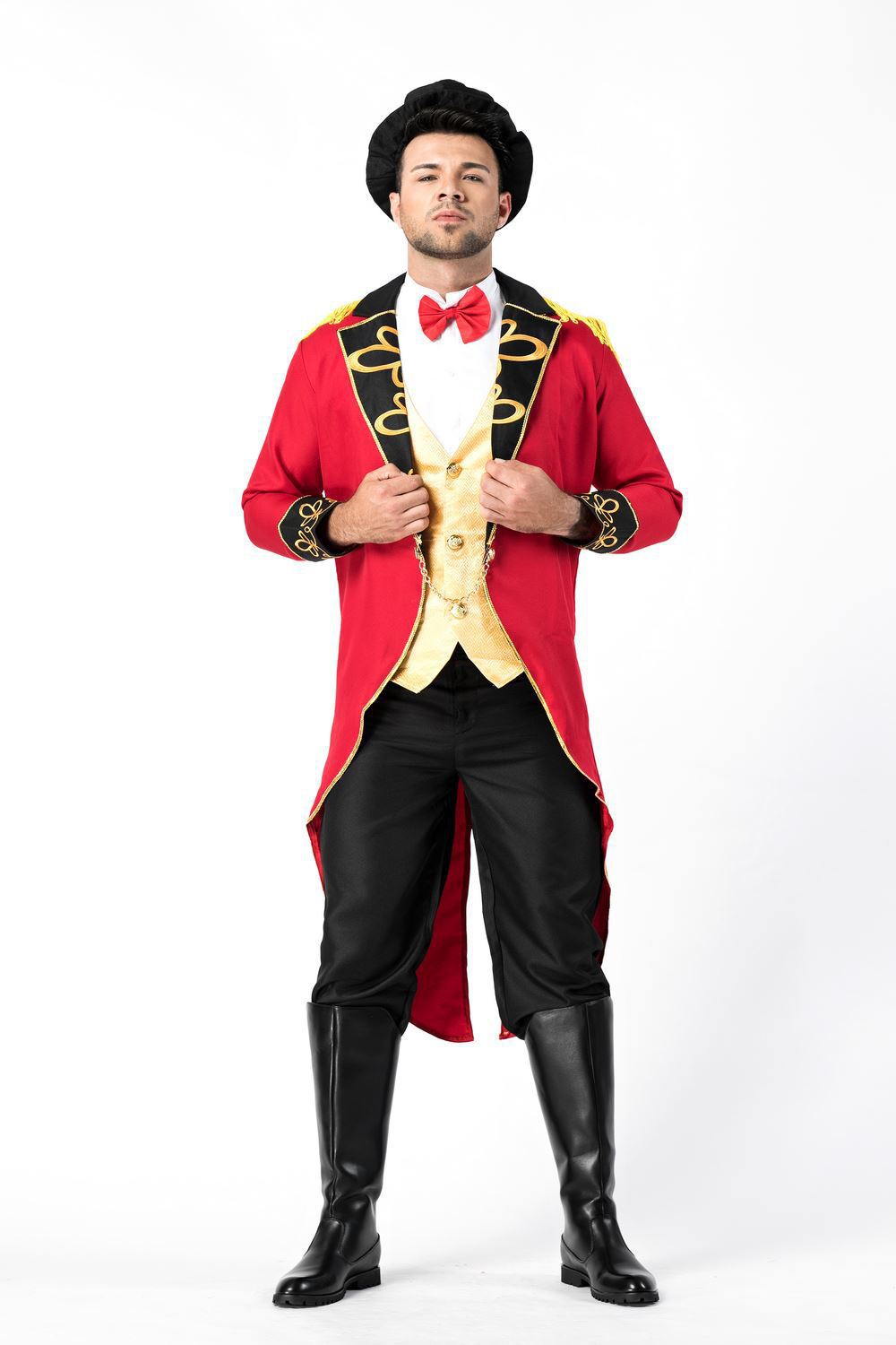 新しいハロウィーンの女性魔術師の衣装サーカスタキシードカップルロールプレイング公演服