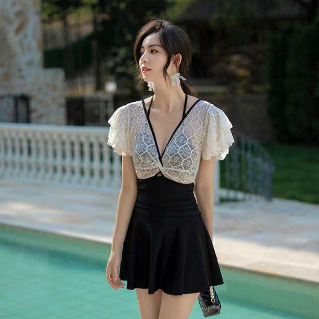 水着 レディース ワンピース 体型カバー水着 ブラック レッド タンキニ 背中開き バックシャン め 小胸 盛れる ママ水着 オーガンジー 無地 透け 肩紐 リボン オトナ女子 セクシー 20代 3 水着 レディース ワンピース 体型カバー水着 ブラック レッド タンキニ 背中開き バックシャン め 小胸 盛れる ママ水着 オーガンジー 無地 透け 肩紐 リボン オトナ女子 セクシー 20代 3