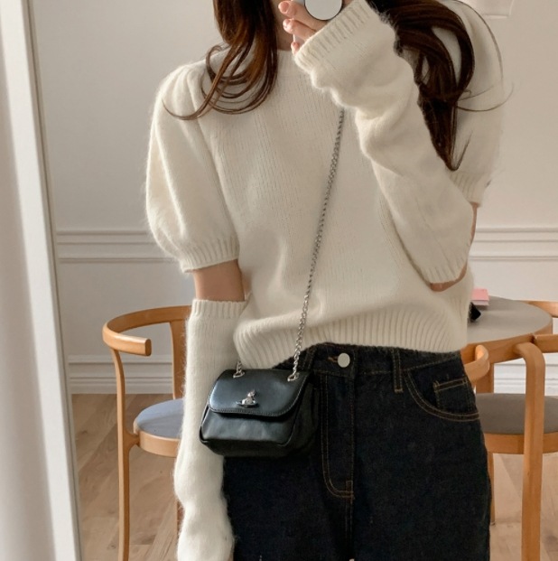 マイルドポールニット&ウォーマーセット韓国人気 全5色 マイルドポールニット&ウォーマーセット韓国人気 全5色