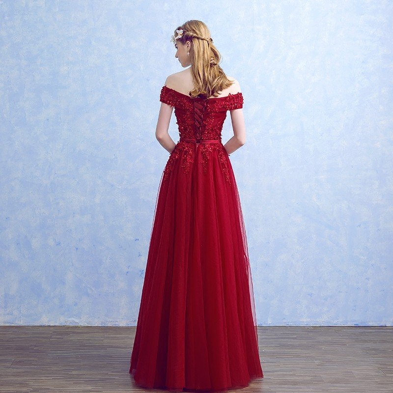 ロングドレス 演奏会 カラードレス 赤 イブニングドレス 花嫁 パーティードレス 結婚式 二次会 カ