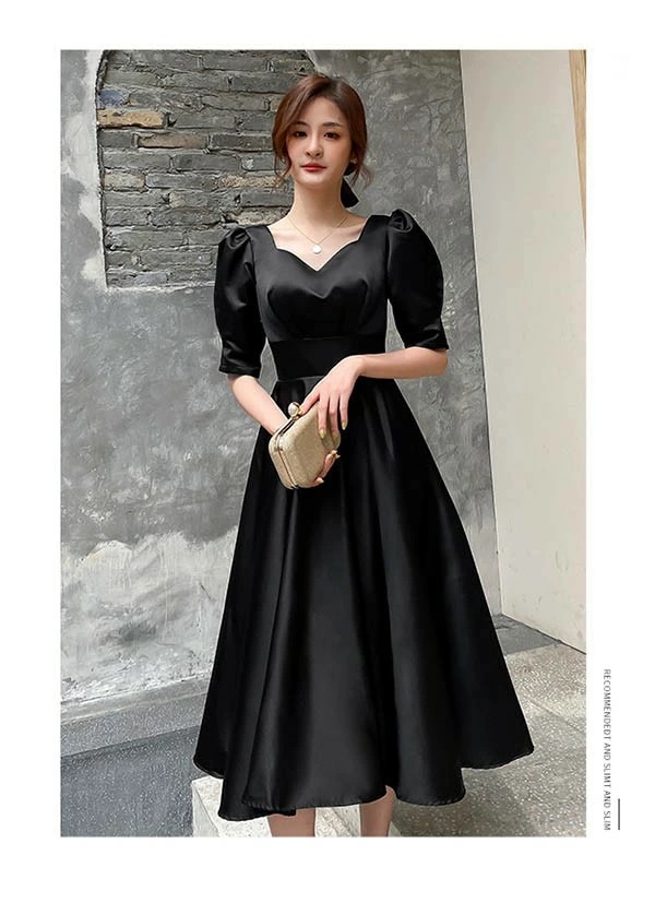 ドレス ミモレ丈 大人 ピアノ 発表会 ドレス 演奏会 ミディアムドレス 袖あり パフスリーブ Vネック サテン パーディードレス Aライン フォーマル 小さいサイズ ファスナー 可愛い 女子会 結婚 ドレス ミモレ丈 大人 ピアノ 発表会 ドレス 演奏会 ミディアムドレス 袖あり パフスリーブ Vネック サテン パーディードレス Aライン フォーマル 小さいサイズ ファスナー 可愛い 女子会 結婚