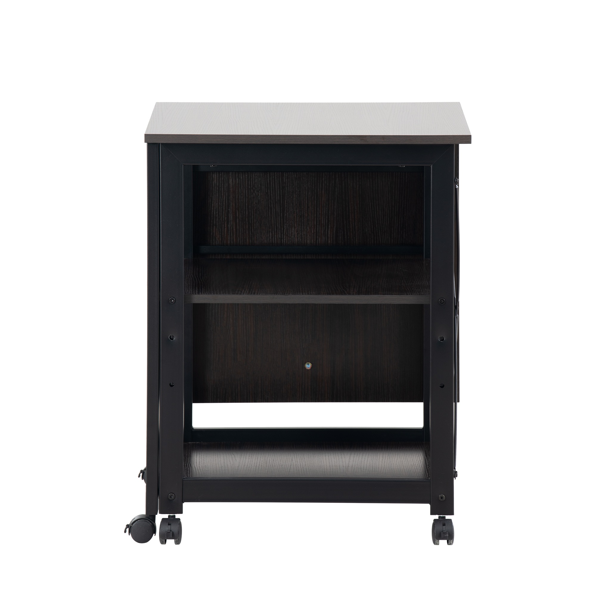 【国内発送,送料無料】【値上げ予定　12月8日～】【新品登場】パソコンデスク 折りたたみデスク 簡易デスク オフィスデスク 学習デスク 3段収納ラック キャスター付き【ナチュラル】