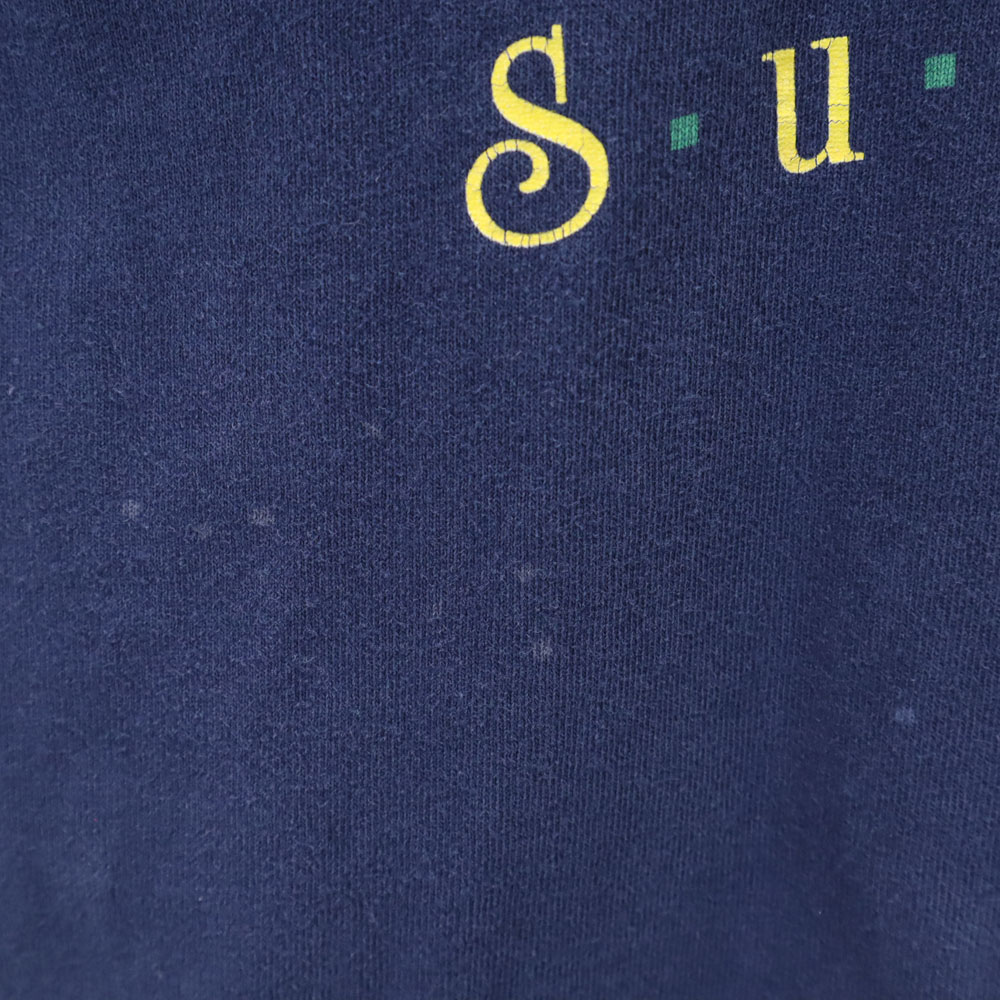 90s USA製 プリント 半袖 KANSAS ヒマワリ Tシャツ XL ネイビー系 オールド ヴィンテージ メンズ 90s USA製 プリント 半袖 KANSAS ヒマワリ Tシャツ XL ネイビー系 オールド ヴィンテージ メンズ