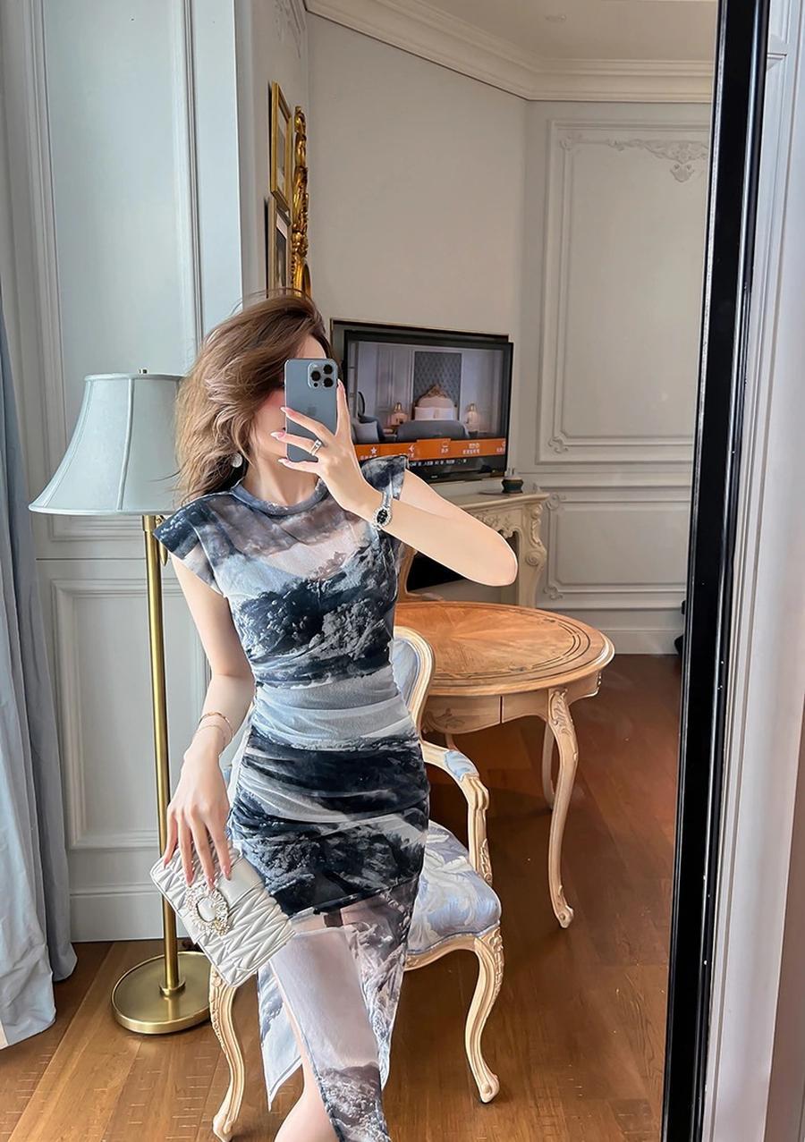 チャイナドレス ワンピ+インナーキャミ 2セット 中華風 シフォン フォーマル パーティードレス キャバドレス 同窓会 披露宴 卒業式 結婚式 ウェディング 二次会 チャイナドレス ワンピ+インナーキャミ 2セット 中華風 シフォン フォーマル パーティードレス キャバドレス 同窓会 披露宴 卒業式 結婚式 ウェディング 二次会