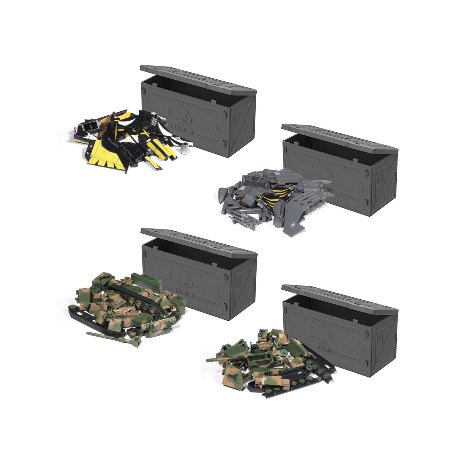 K-Military 4D Kit 4種 X 1セット K-Military 4D Kit 4種 X 1セット