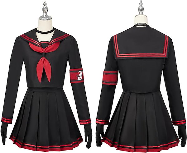 【コスプレ】制服 (セーラー服) 冬一式【最終値下】 Amazon | 【ノーブランド品】 【コスプレ】冬紺セーラー服ライン