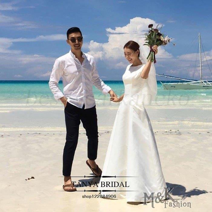 二次会 花嫁 白 ワンピース ウエディングドレスマキシ丈 結婚式 ドレス お呼ばれ シンプル フォー 二次会 花嫁 白 ワンピース ウエディングドレスマキシ丈 結婚式 ドレス お呼ばれ シンプル フォー