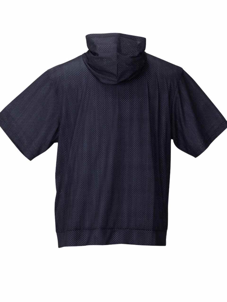 半袖パーカー 大きいサイズ メンズ プリントTシャツ メッシュ サマーパーカ 2枚組 COLLINS C060417-08