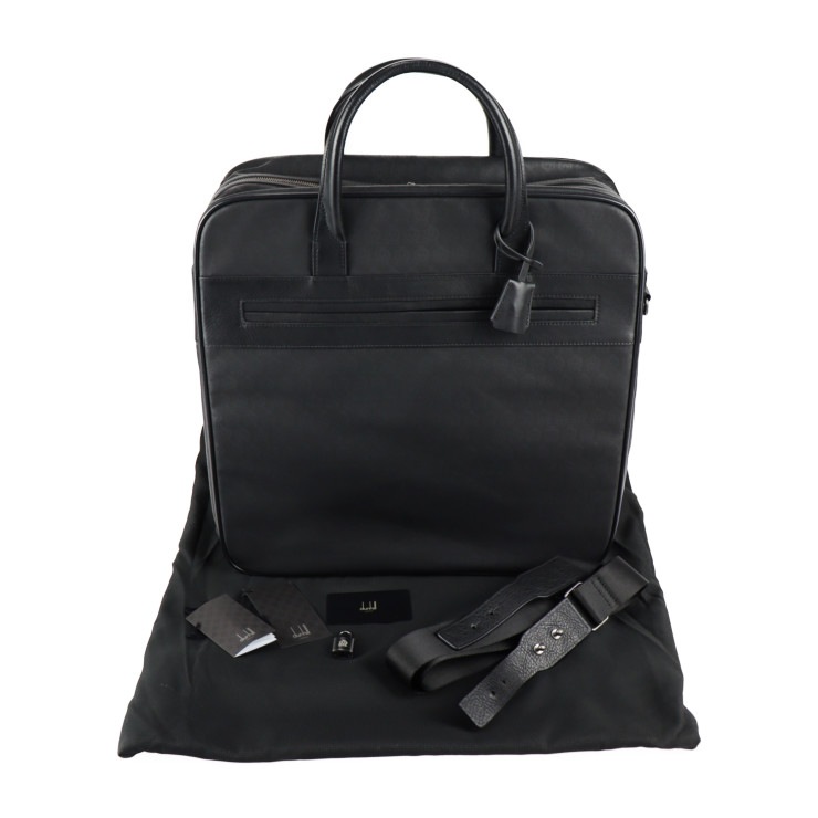 超美品 Dunhill ダンヒル ビジネスバッグ L3K725A 24 HOURS BAG WINDSOR ウィンザー PVC レザー ブラック 2WAY ショルダーバッグ 本物保証 中古 超美品 Dunhill ダンヒル ビジネスバッグ L3K725A 24 HOURS BAG WINDSOR ウィンザー PVC レザー ブラック 2WAY ショルダーバッグ 本物保証 中古