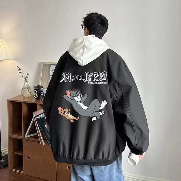 Qoo10] トムとジェリー 服 ジャケット メンズ