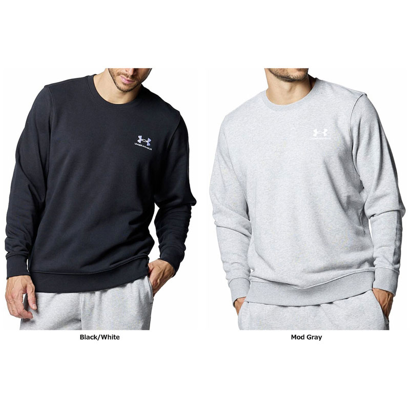 UAエッセンシャルテリー クルー マルチスポーツ スウェットトレーナー (1384821-002)