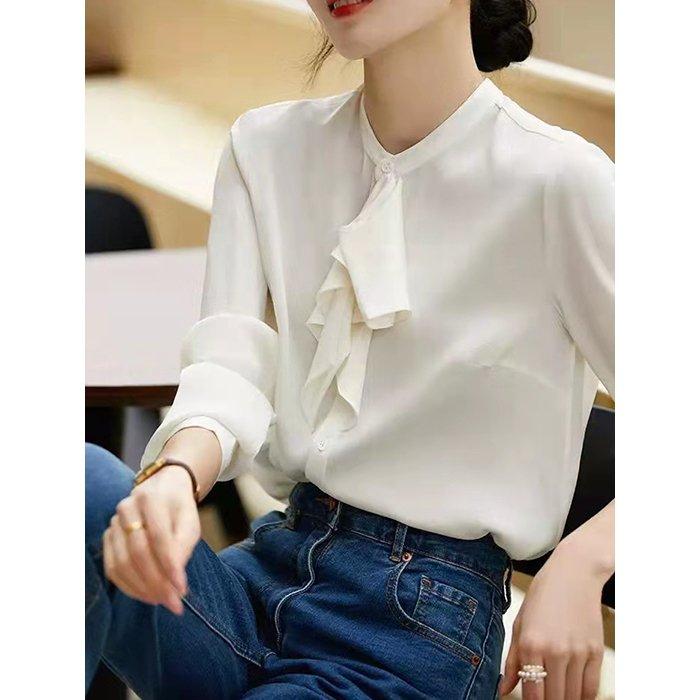 【新作入荷】気質 長袖シャツ ブラウス トップス シャツ レディース 長袖 フリル ブラウス フォーマル オフィスカジュアル 大人 上品 【新作入荷】気質 長袖シャツ ブラウス トップス シャツ レディース 長袖 フリル ブラウス フォーマル オフィスカジュアル 大人 上品
