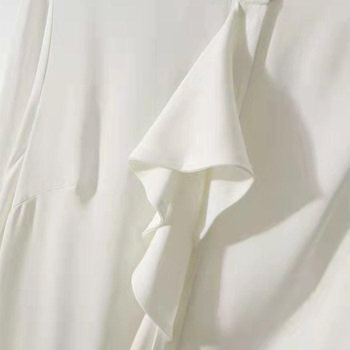 【新作入荷】気質 長袖シャツ ブラウス トップス シャツ レディース 長袖 フリル ブラウス フォーマル オフィスカジュアル 大人 上品 【新作入荷】気質 長袖シャツ ブラウス トップス シャツ レディース 長袖 フリル ブラウス フォーマル オフィスカジュアル 大人 上品