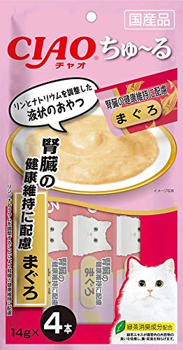 (まとめ買い)いなばペットフード CIAO ちゅ~る 腎臓の健康維持に配慮 まぐろ 14g×4本 SC-157 猫用 【×16】 (まとめ買い)いなばペットフード CIAO ちゅ~る 腎臓の健康維持に配慮 まぐろ 14g×4本 SC-157 猫用 【×16】
