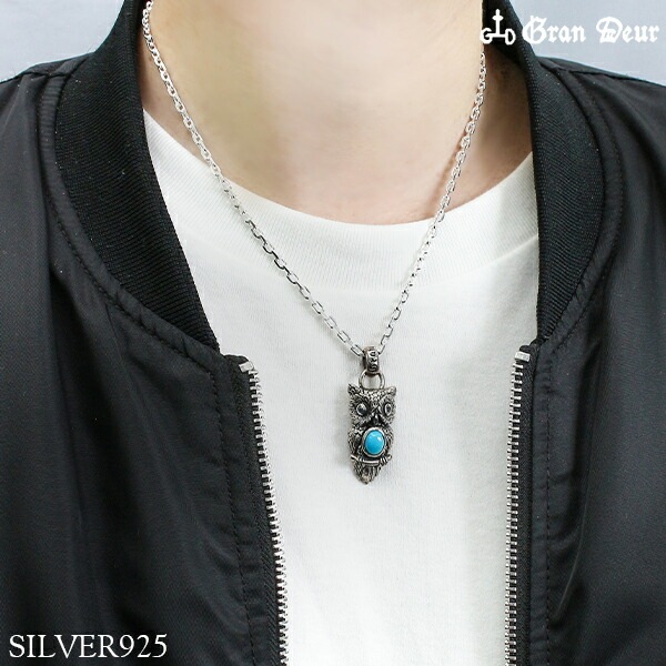 GRAN DEUR 3種のミミズク シルバー ペンダントトップ チェーンなし ヘッド トップ