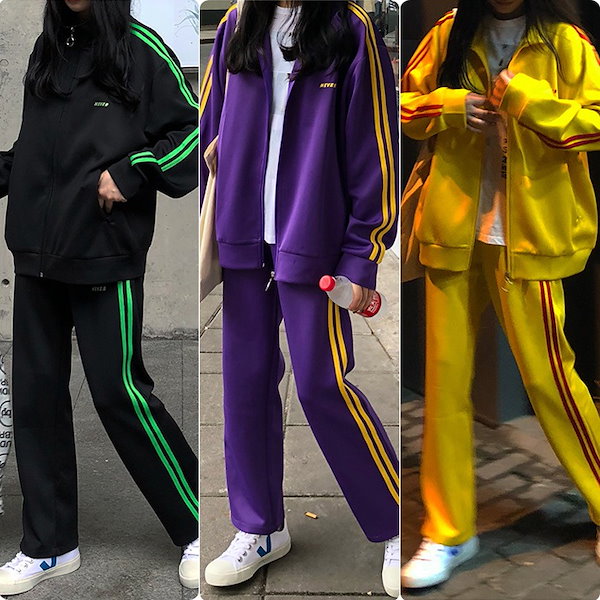 Qoo10] 裏起毛暖かい ジャージ 韓国ファッション