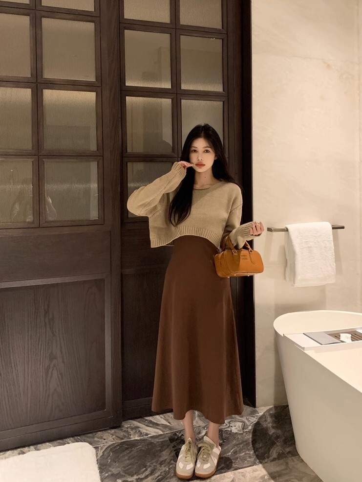ニットセーター サスペンダーワンピ 2点セット ワンピース セットアップ 高級 ニッチ セーター かわいい 大人可愛い きれいめ カジュアル 大人 上品 おしゃれ お洒落 かっこいい 大人女子