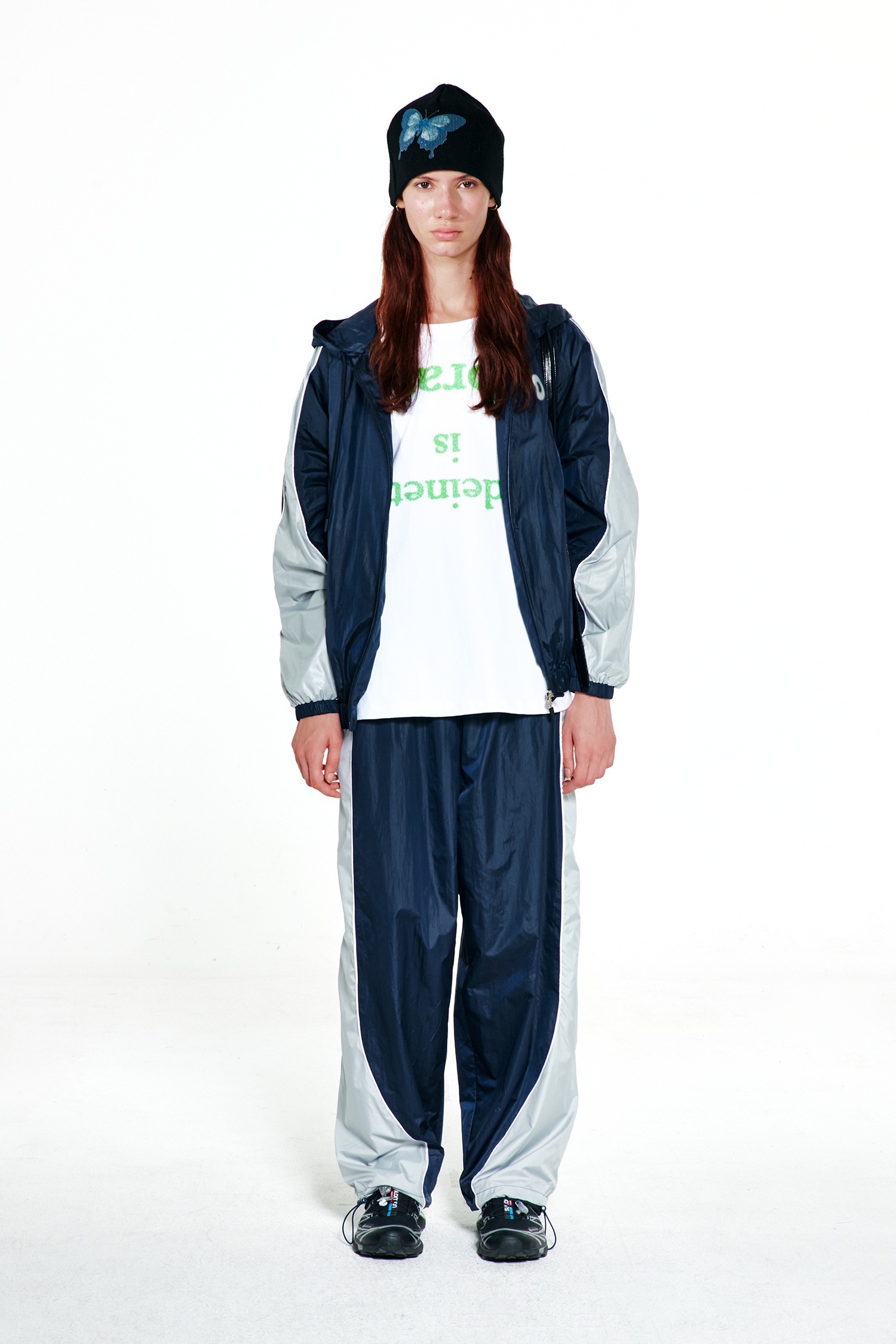 ◆DEINET◆ D SYMBOL LOGO TRACK JACKET IN NAVY KDTCL4F8311 DEINET】 D SYMBOL LOGO TRACK JACKET : NAVY その他 アウター