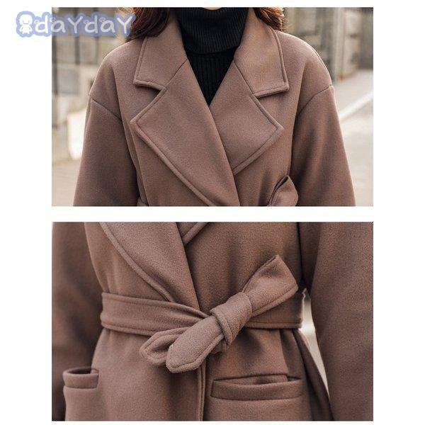 Hot!!!チェスターコート レディース ラシャコート チェスターコート ロング丈トレンチコート 厚手 aライン