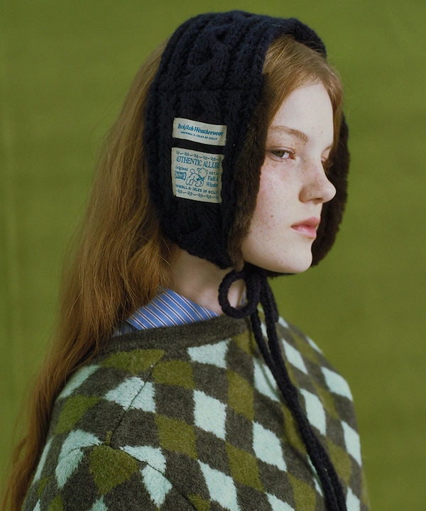 Qoo10] rockfish weatherwear CABLE FUR KNIT EARMU