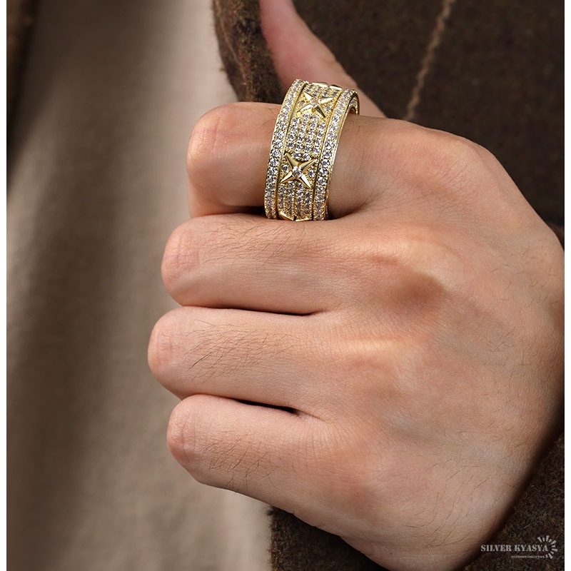 ブリンブリンリング パヴェ [r306-gold]