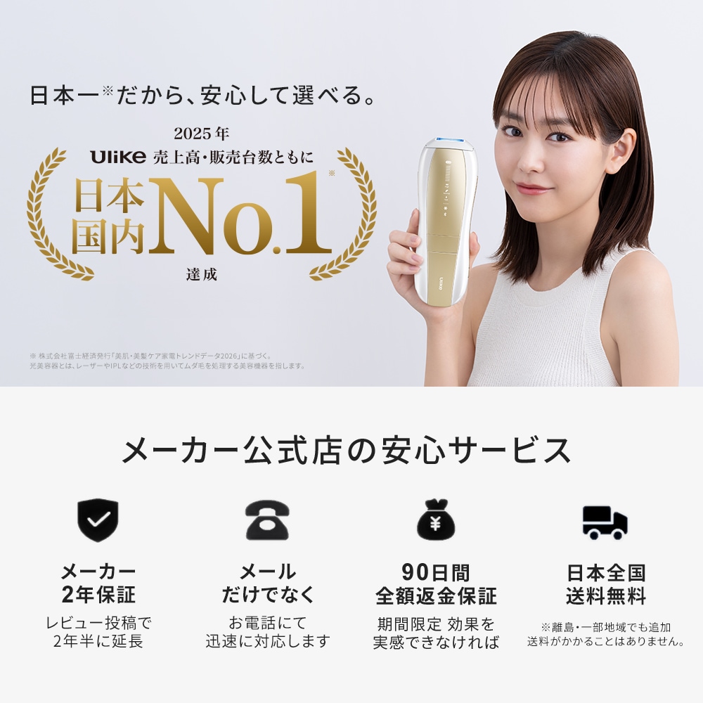 Qoo10] Ulike 【GIFT付】メガポで40%OFF！10