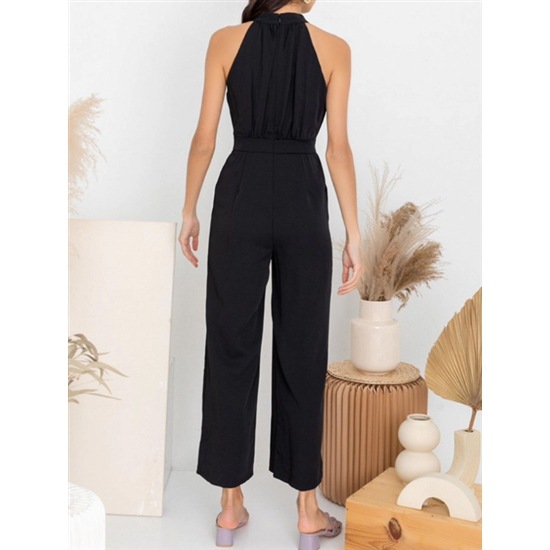 【取寄:納期2週間】結婚式ドレス ジャンプスーツ パンツドレス ハイウエスト ワイドレッグパンツ 無地 【取寄:納期2週間】結婚式ドレス ジャンプスーツ パンツドレス ハイウエスト ワイドレッグパンツ 無地