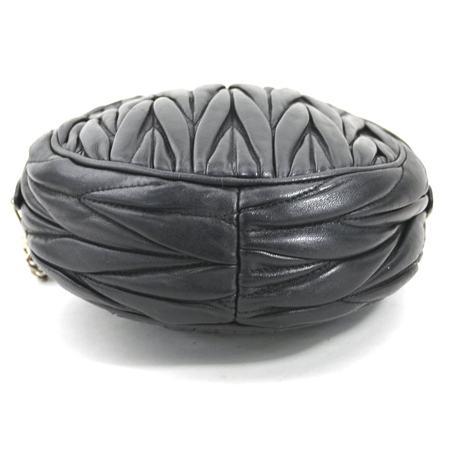 ミュウミュウ MIUMIU ショルダーバッグ レザー ブラック レディース r10316a ミュウミュウ MIUMIU ショルダーバッグ レザー ブラック レディース r10316a