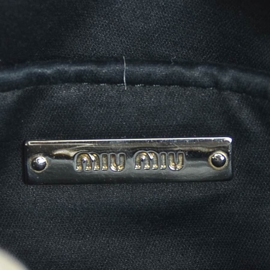 ミュウミュウ MIUMIU ショルダーバッグ レザー ブラック レディース r10316a ミュウミュウ MIUMIU ショルダーバッグ レザー ブラック レディース r10316a