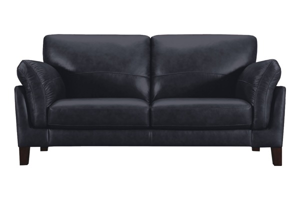 ソファ 二人掛け 幅178cm レザー 本革 肘掛 脚付き ボンデッドレザー ソファー 開梱設置