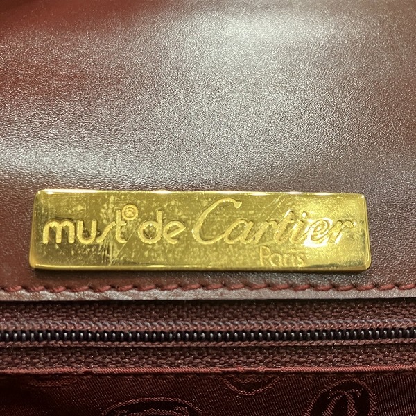 カルティエ マスト マストドゥ ターンロック バッグ ハンドバッグ レディース 【中古】 カルティエ マスト マストドゥ ターンロック バッグ ハンドバッグ レディース 【中古】