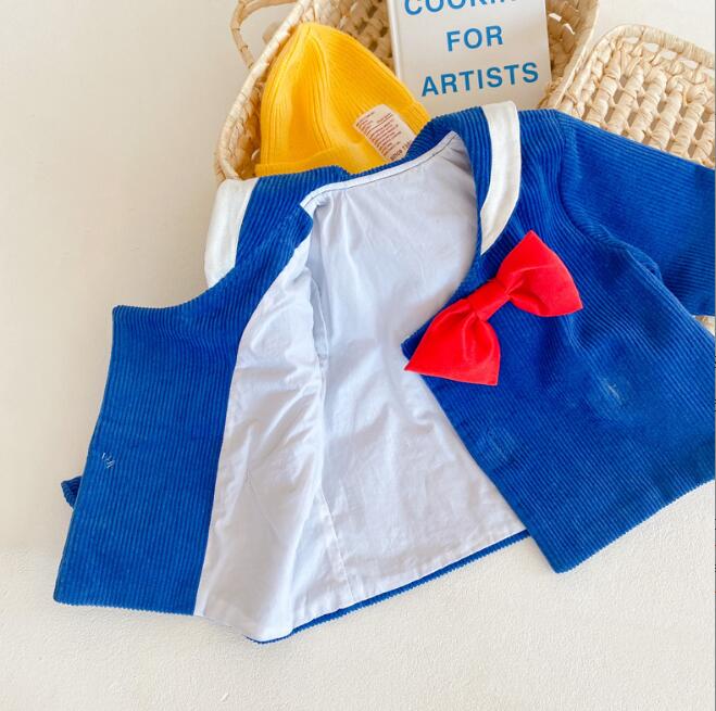 激安セール ドナルドダック コスム コスプレ 子供服 ベビー 可愛い 漫画 巨尻 スーツ 衣装