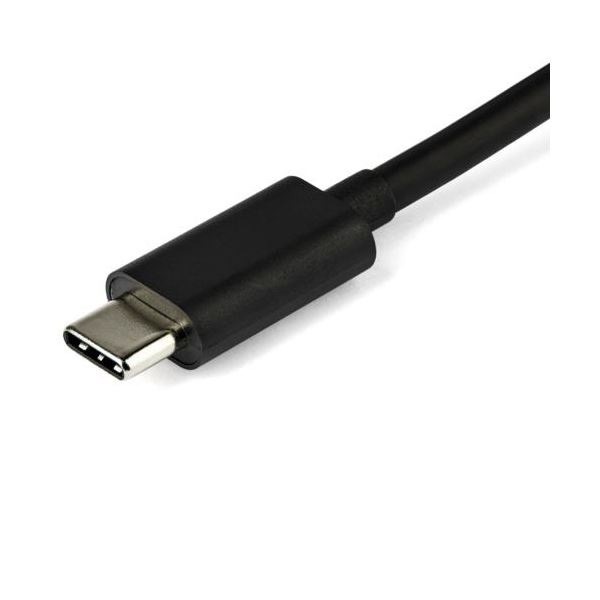 StarTech.com USB Type-C接続マルチアダプタ ブラック DKT30CHVCM 1個