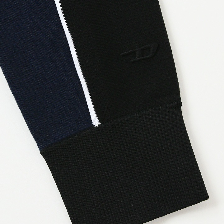 長袖ニットセーター メンズ K-WICHITA ワンポイントロゴ刺繍 切替 die-m-t-f8-10n 長袖ニットセーター メンズ K-WICHITA ワンポイントロゴ刺繍 切替 die-m-t-f8-10n