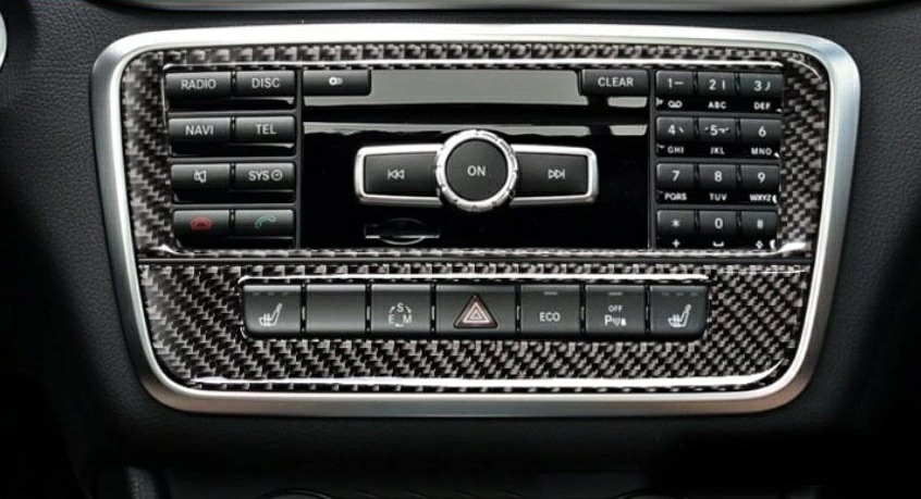 メルセデス・ベンツ Aクラス GLA CLA 用 Mercedes Benz 部品 オーディオフェイスパネル カーボン製 2点セット 選べる2色 6472 メルセデス・ベンツ Aクラス GLA CLA 用 Mercedes Benz 部品 オーディオフェイスパネル カーボン製 2点セット 選べる2色 6472