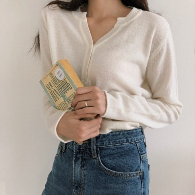 秋のトレンドミニボタンカーディガン送料無料韓流ブーム2PER 秋のトレンドミニボタンカーディガン送料無料韓流ブーム2PER