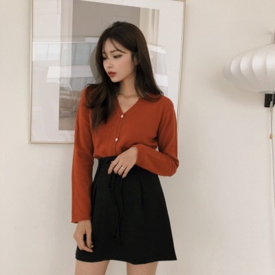 秋のトレンドミニボタンカーディガン送料無料韓流ブーム2PER 秋のトレンドミニボタンカーディガン送料無料韓流ブーム2PER