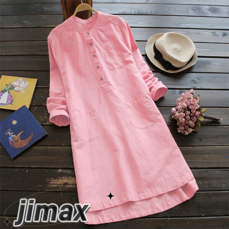 ワンピース レディース 春 夏 シャツ 無地 長袖 秋 レディース 膝丈ワンピース 綿麻混 リネン ポケット付き 大きいサイズ 体型カバー 着痩せ 50代 50代 秋 ホワイトデー ワンピース レディース 春 夏 シャツ 無地 長袖 秋 レディース 膝丈ワンピース 綿麻混 リネン ポケット付き 大きいサイズ 体型カバー 着痩せ 50代 50代 秋 ホワイトデー