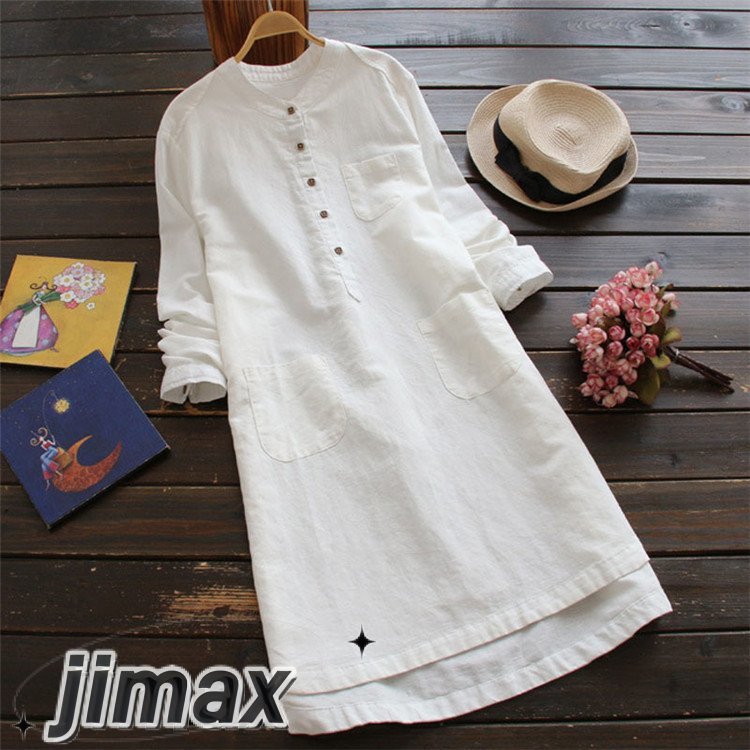 ワンピース レディース 春 夏 シャツ 無地 長袖 秋 レディース 膝丈ワンピース 綿麻混 リネン ポケット付き 大きいサイズ 体型カバー 着痩せ 50代 50代 秋 ホワイトデー ワンピース レディース 春 夏 シャツ 無地 長袖 秋 レディース 膝丈ワンピース 綿麻混 リネン ポケット付き 大きいサイズ 体型カバー 着痩せ 50代 50代 秋 ホワイトデー