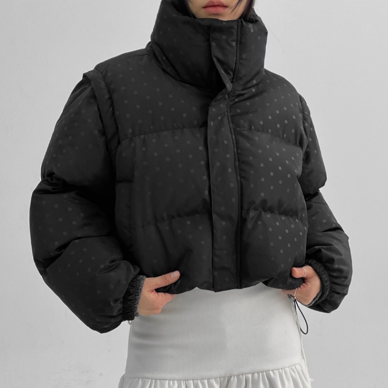 ブラックアップメリトンドットツーウェイパディング ブラックアップメリトンドットツーウェイパディング