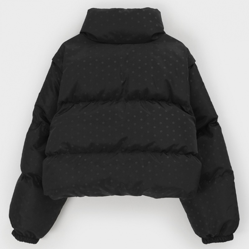 ブラックアップメリトンドットツーウェイパディング ブラックアップメリトンドットツーウェイパディング