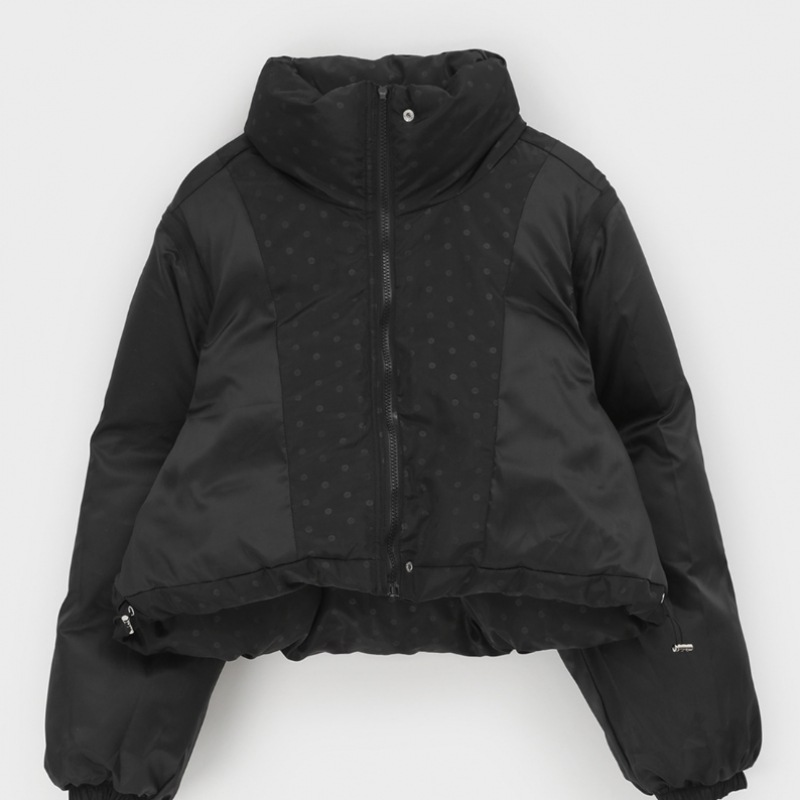 ブラックアップメリトンドットツーウェイパディング ブラックアップメリトンドットツーウェイパディング