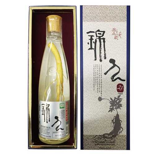 Qoo10] 【メーカー変更】 錦山人参酒 720ml