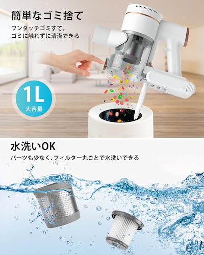 Qoo10] Tailulu 掃除機 コードレス 【2025革新版!業 : 生活家電