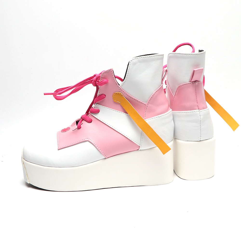 コスプレ靴 桜巫女 コスプレ さくらみこ 変装用 下駄 シューズ 長靴 コスプレ クリスマス ハロウィン コスプレ靴 桜巫女 コスプレ さくらみこ 変装用 下駄 シューズ 長靴 コスプレ クリスマス ハロウィン