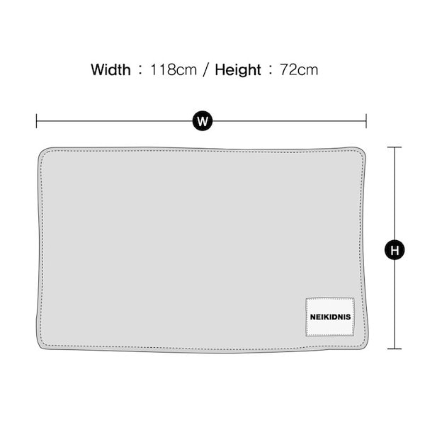 ♦︎KINISH（キニッシュ）ブランケット　未使用品 Qoo10] ネイキドニス NEIKIDNIS FLEECE PAC