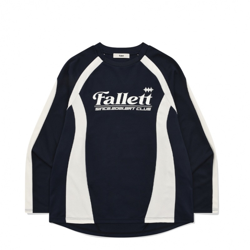 FALLETTスポーツクラブフットボールジャージロングスリーブネイビー FALLETTスポーツクラブフットボールジャージロングスリーブネイビー
