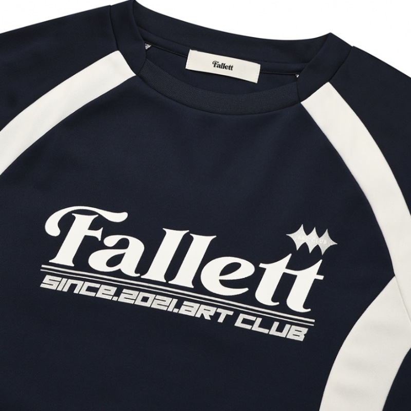 FALLETTスポーツクラブフットボールジャージロングスリーブネイビー FALLETTスポーツクラブフットボールジャージロングスリーブネイビー