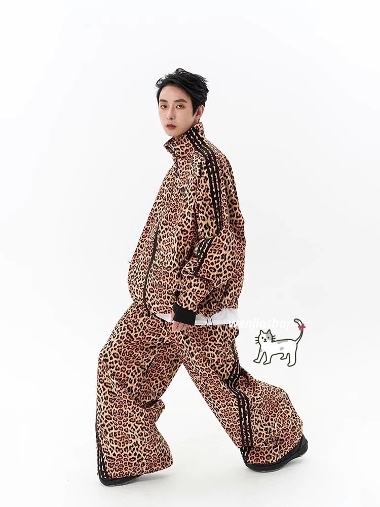 スノーボードウェア 25 上下セット メンズ レディース アウター ジャケット パンツ ズボン ゆったり ストライプ ヒョウ柄 黒 白 スノーウェア スキーウェア スノボウェア韓国風 防水防風防寒 スノーボードウェア 25 上下セット メンズ レディース アウター ジャケット パンツ ズボン ゆったり ストライプ ヒョウ柄 黒 白 スノーウェア スキーウェア スノボウェア韓国風 防水防風防寒